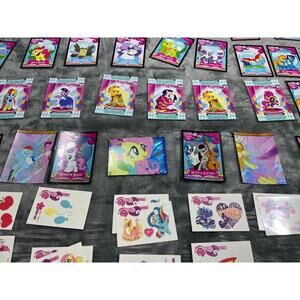 My Little Pony Cards Trading Cards CGG CCG Holo Stickers Set Lot Of 105